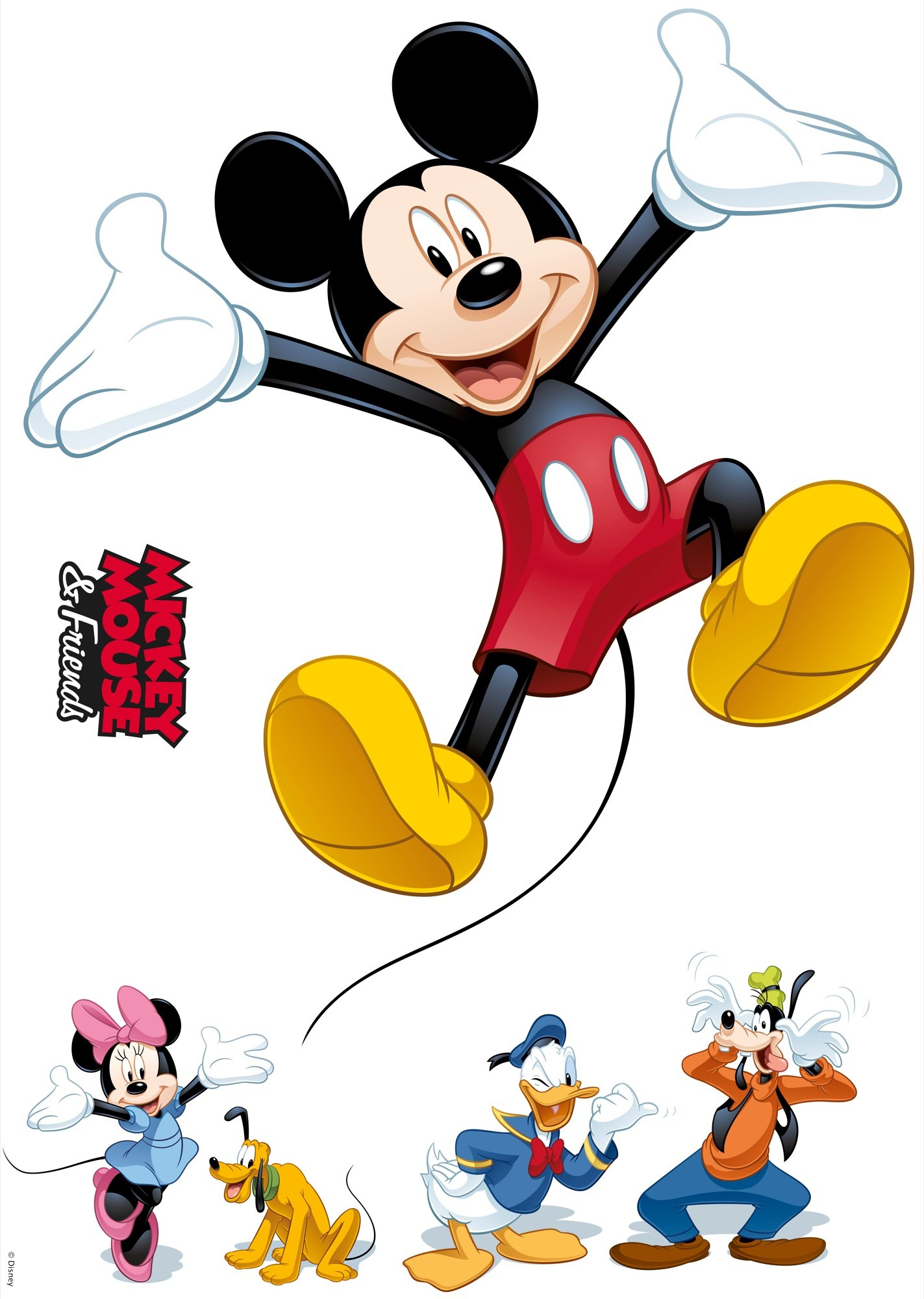 von „Mickey Wandsticker Friends“ and Komar | Disney