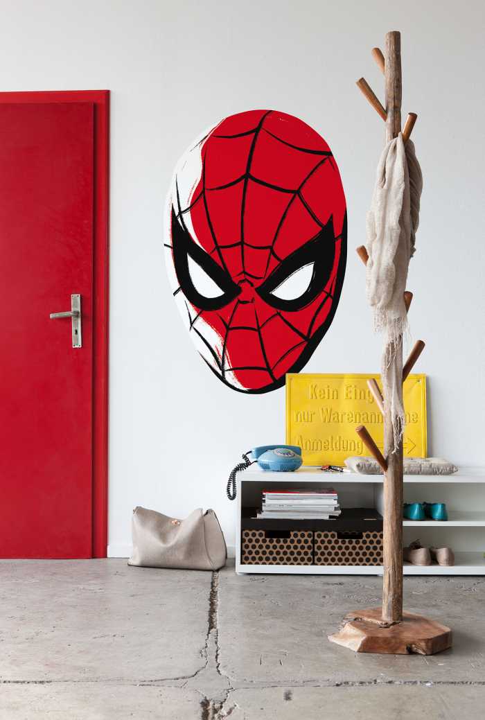 Selbstklebende Tapete Spider-Man Big Head