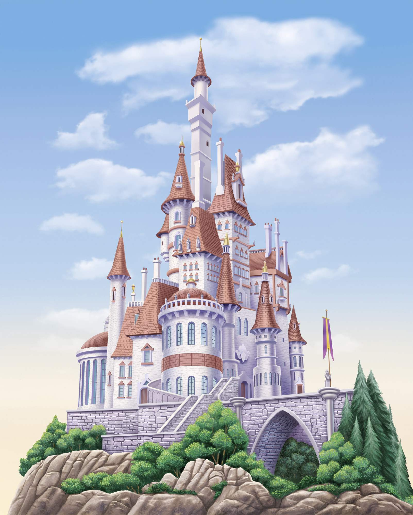 Disney Princess Belle Castle