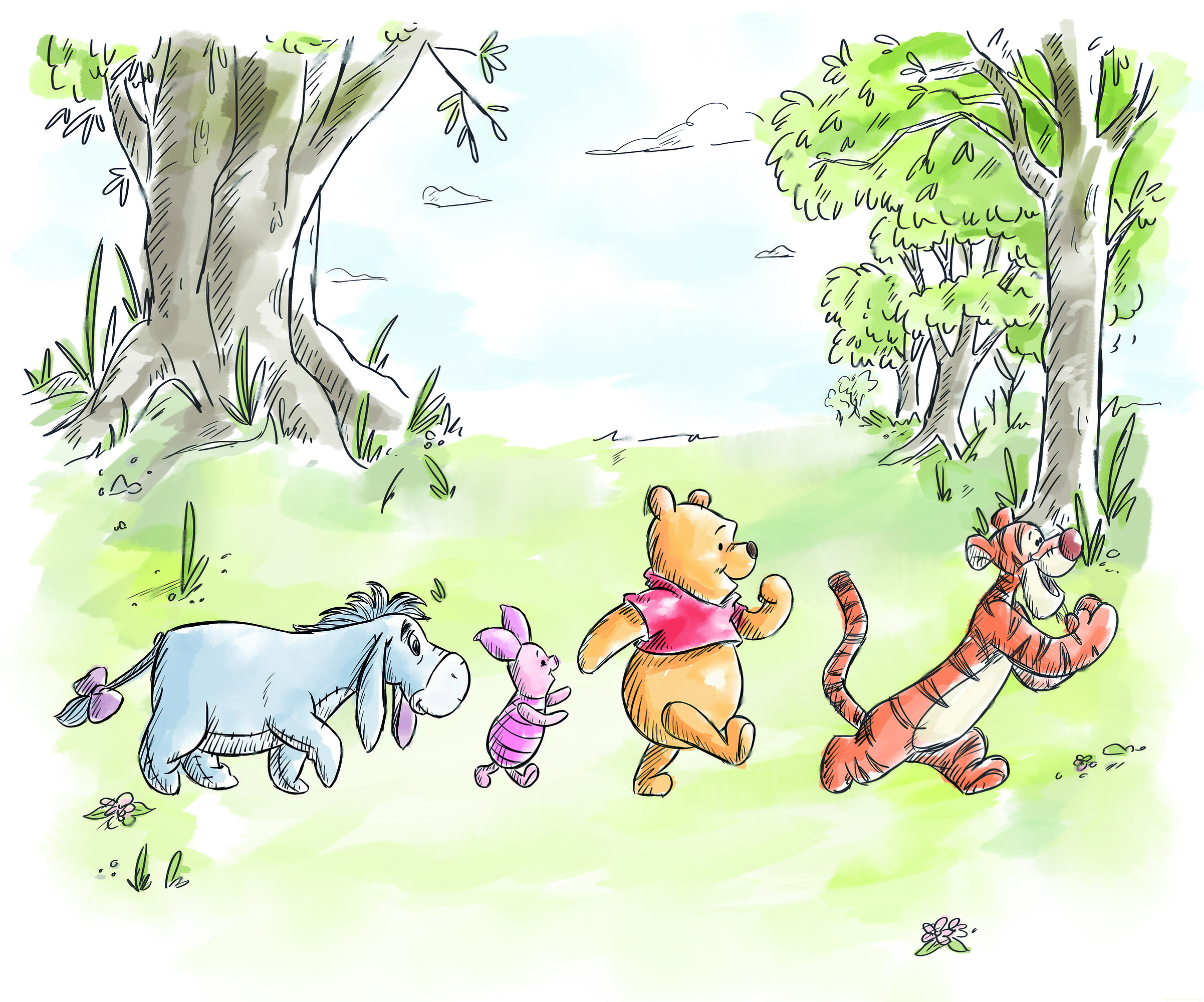 Disney Winnie the Pooh Walk Together